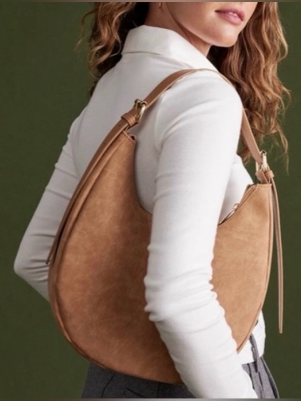 Anthropologie 4th and Reckless Una Crescent Bag